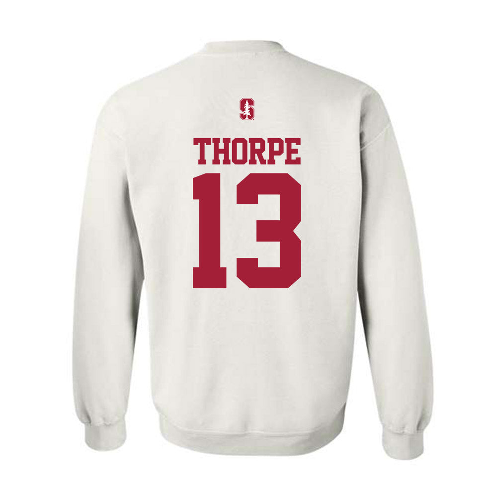Stanford - NCAA Football : Liam Thorpe - Classic Shersey Crewneck Sweatshirt-1