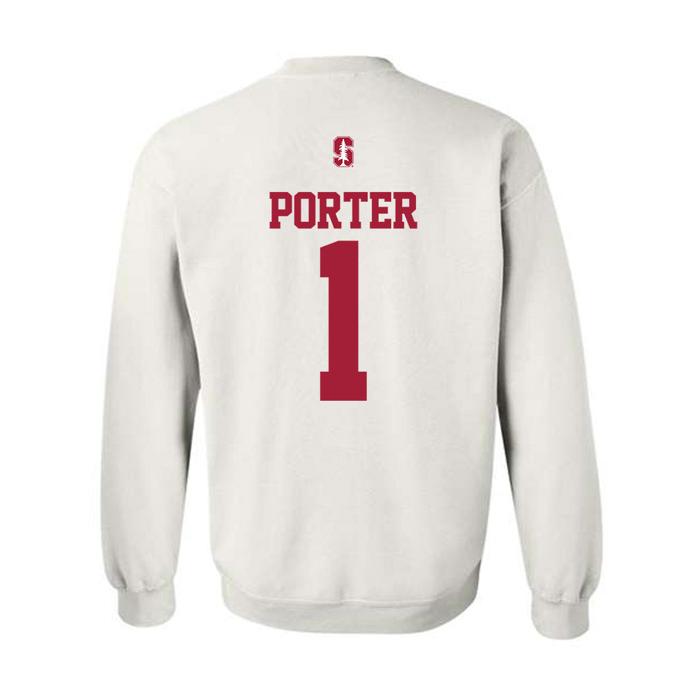Stanford - NCAA Men's Volleyball : Evan Porter - Classic Shersey Crewneck Sweatshirt-1