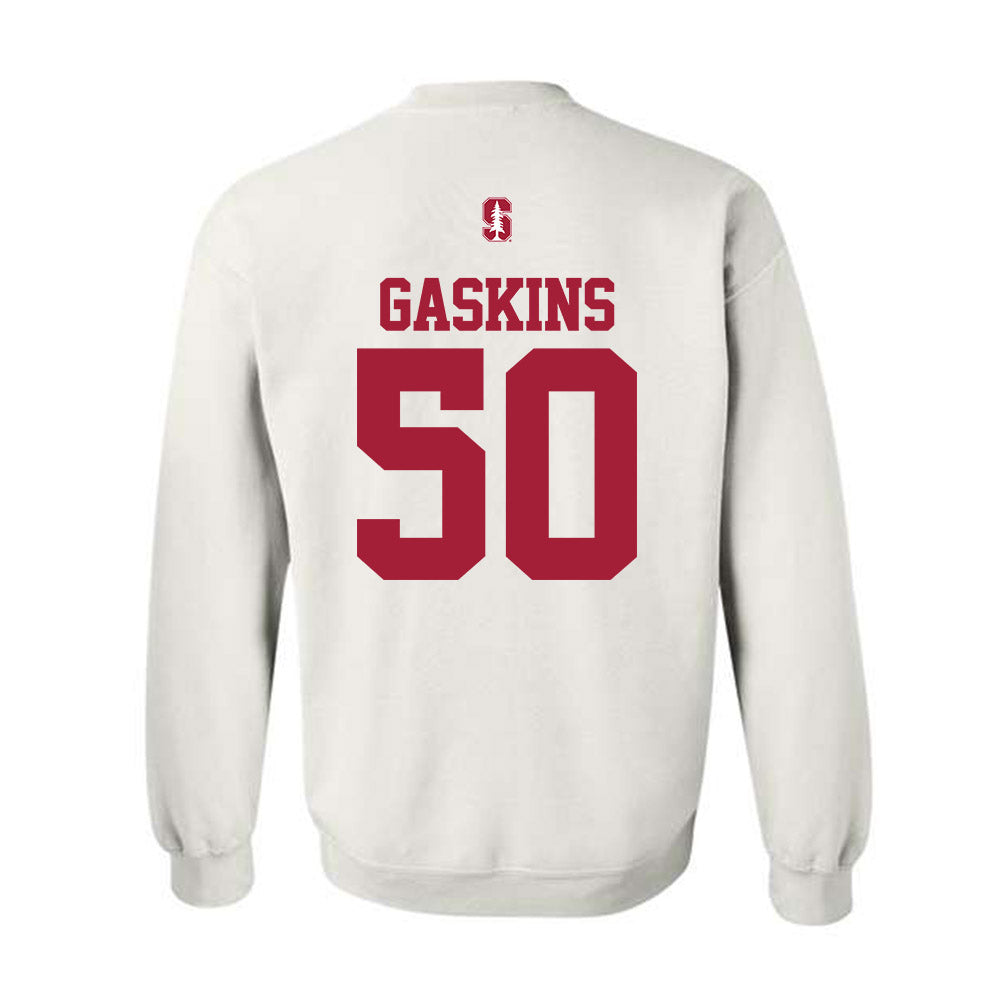 Stanford - NCAA Football : RJ Gaskins - Classic Shersey Crewneck Sweatshirt-1