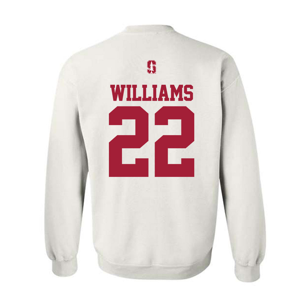 Stanford - NCAA Women's Lacrosse : Peep Williams - Classic Shersey Crewneck Sweatshirt-1