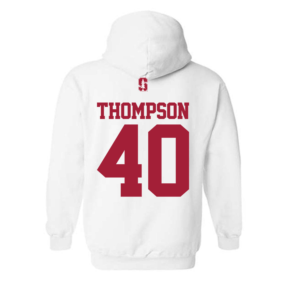 Stanford - NCAA Football : Jason Thompson - Classic Shersey Hooded Sweatshirt-1