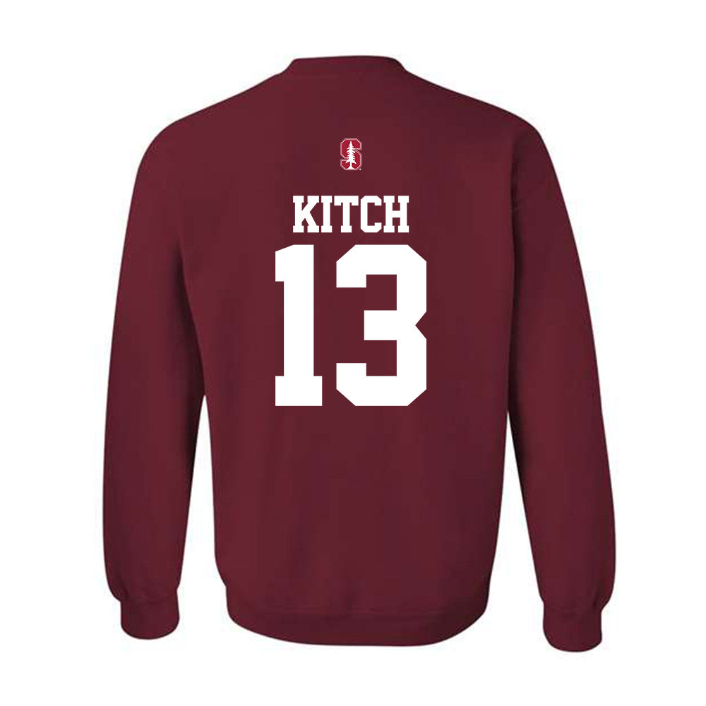 Stanford - NCAA Men's Basketball : Ethan Kitch - Classic Shersey Crewneck Sweatshirt-1
