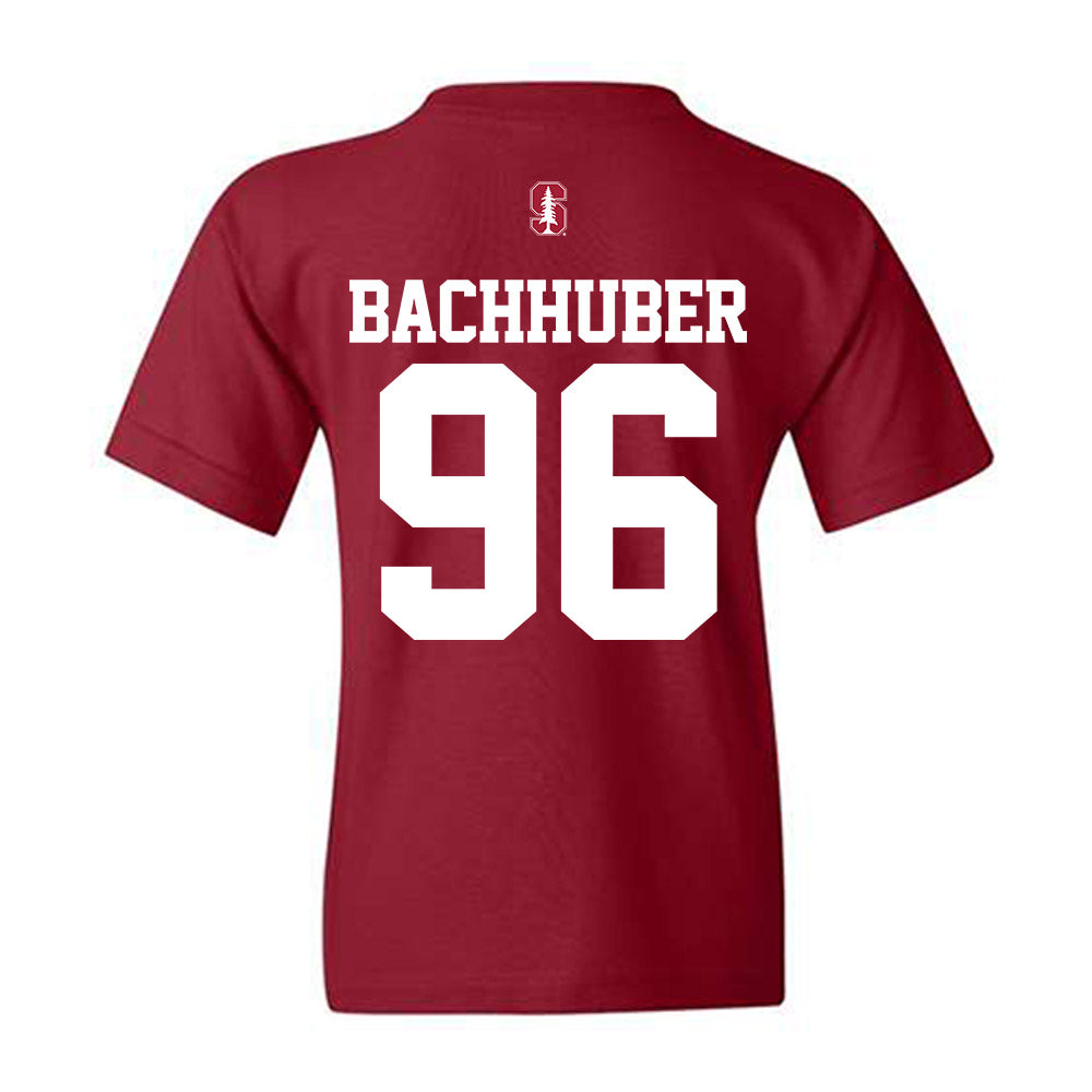 Stanford - NCAA Football : Connor Bachhuber - Classic Shersey Youth T-Shirt-1