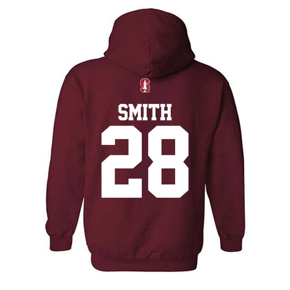 Stanford - NCAA Women's Soccer : Logan Smith - Classic Shersey Hooded Sweatshirt-1