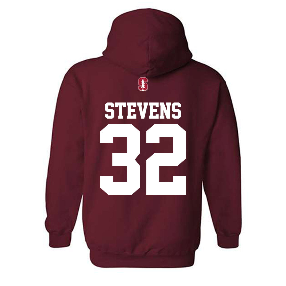 Stanford - NCAA Women's Lacrosse : Amanda Stevens - Classic Shersey Hooded Sweatshirt-1