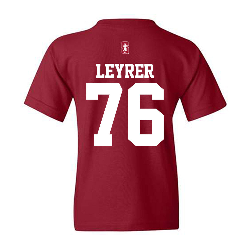 Stanford - NCAA Football : Jack Leyrer - Classic Shersey Youth T-Shirt-1