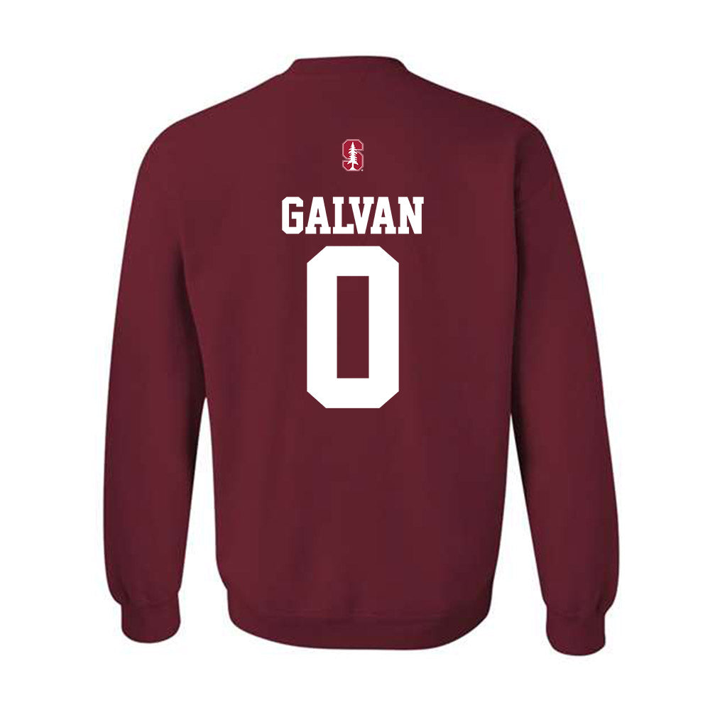 Stanford - NCAA Football : Jahsiah Galvan - Classic Shersey Crewneck Sweatshirt-1