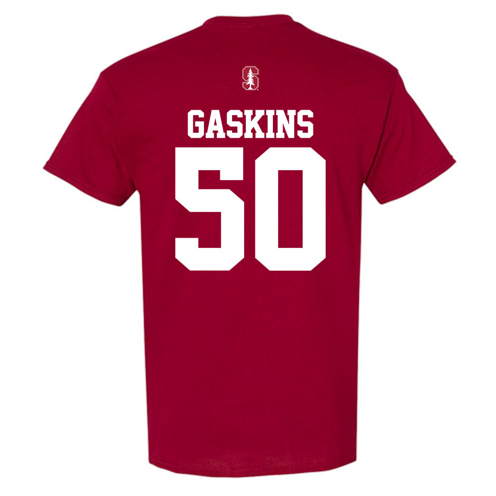 Stanford - NCAA Football : RJ Gaskins - Classic Shersey T-Shirt-1
