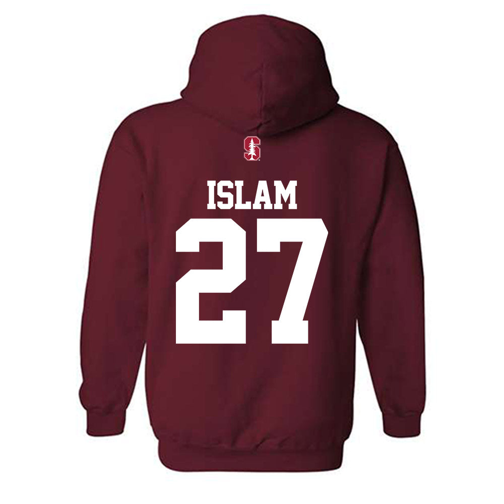 Stanford - NCAA Men's Soccer : Trevor Islam - Classic Shersey Hooded Sweatshirt-1