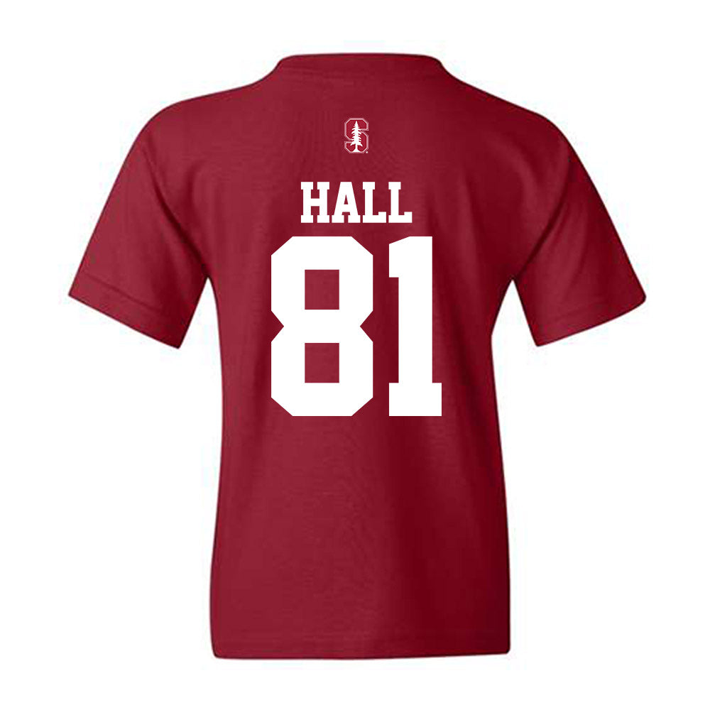 Stanford - NCAA Football : JonAnthony Hall - Classic Shersey Youth T-Shirt-1