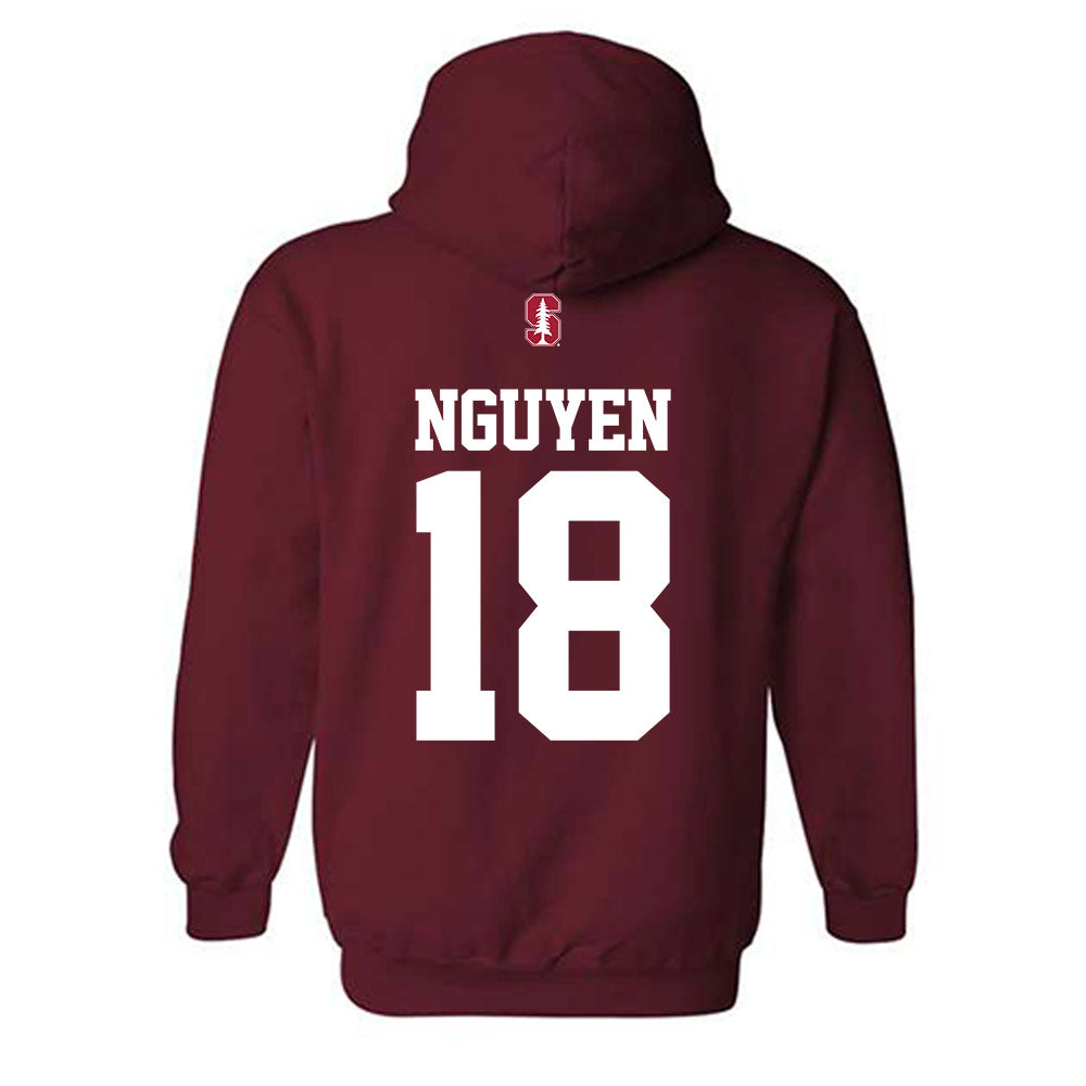 Stanford - NCAA Women's Soccer : Y-Lan Nguyen - Classic Shersey Hooded Sweatshirt-1