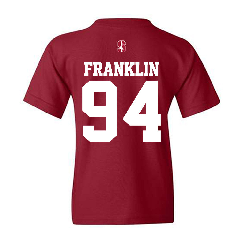 Stanford - NCAA Football : Anthony Franklin - Classic Shersey Youth T-Shirt-1