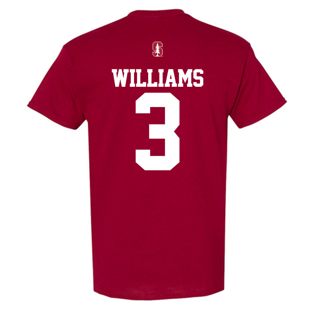 Stanford - NCAA Football : CJ Williams - Classic Shersey T-Shirt-1