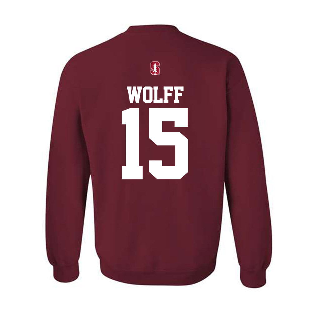 Stanford - NCAA Men's Volleyball : David Wolff - Classic Shersey Crewneck Sweatshirt-1