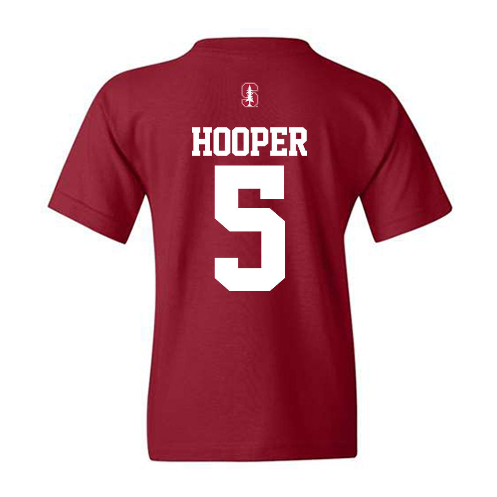 Stanford - NCAA Men's Soccer : Dylan Hooper - Classic Shersey Youth T-Shirt-1