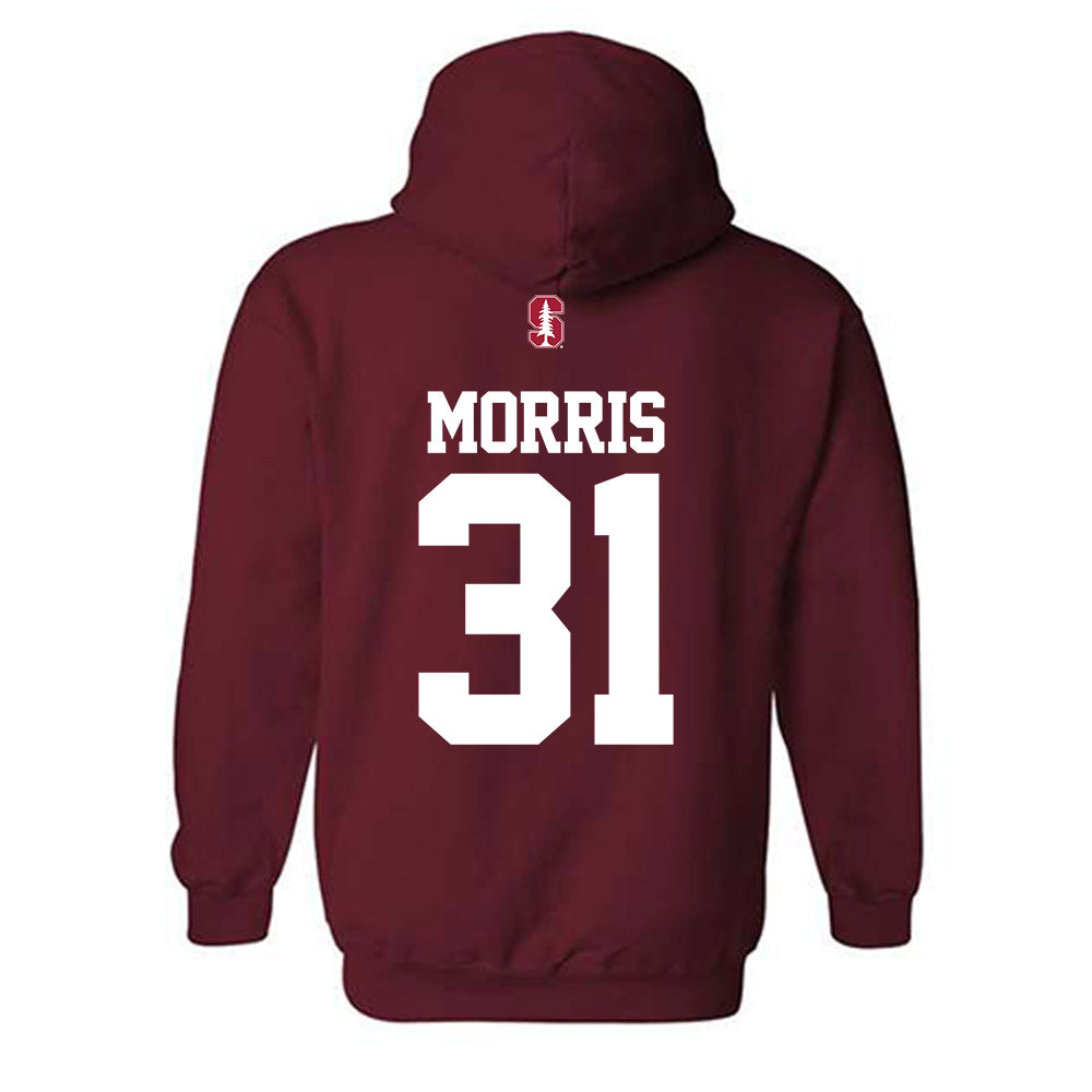 Stanford - NCAA Football : Aaron Morris - Classic Shersey Hooded Sweatshirt-1