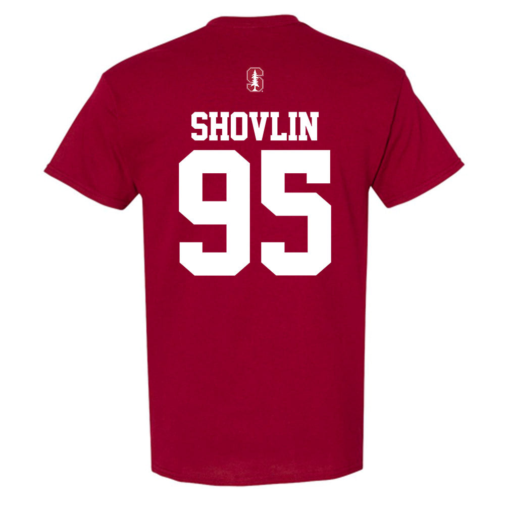 Stanford - NCAA Football : Adam Shovlin - Classic Shersey T-Shirt-1