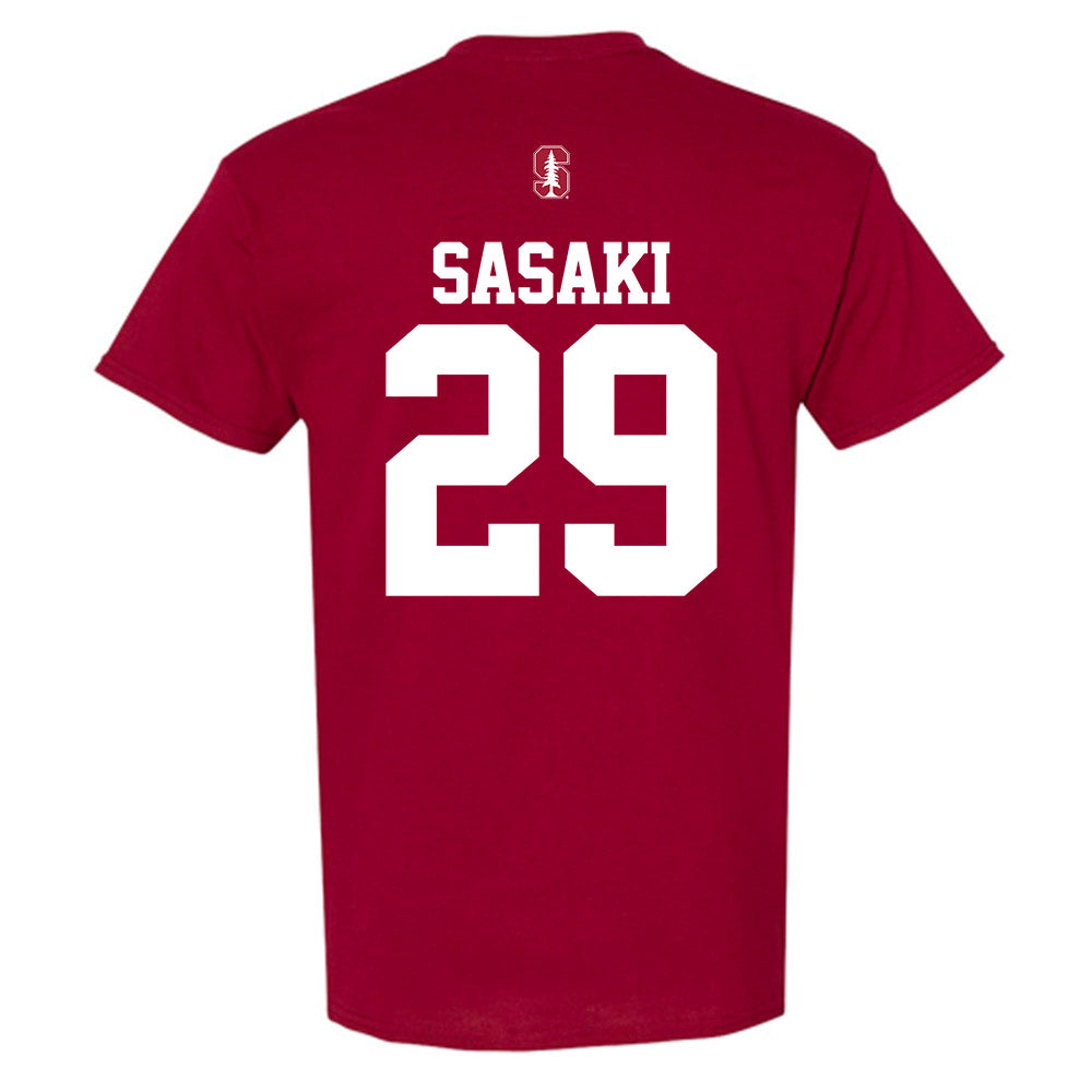 Stanford - NCAA Men's Soccer : Takashi Sasaki - Classic Shersey T-Shirt-1