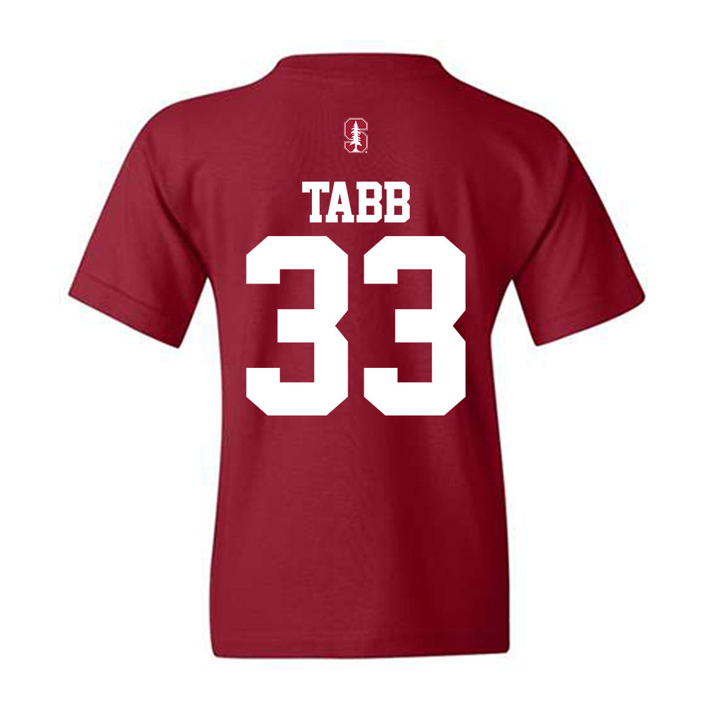 Stanford - NCAA Football : Cole Tabb - Classic Shersey Youth T-Shirt-1