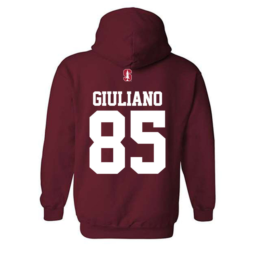 Stanford - NCAA Football : Zach Giuliano - Classic Shersey Hooded Sweatshirt-1