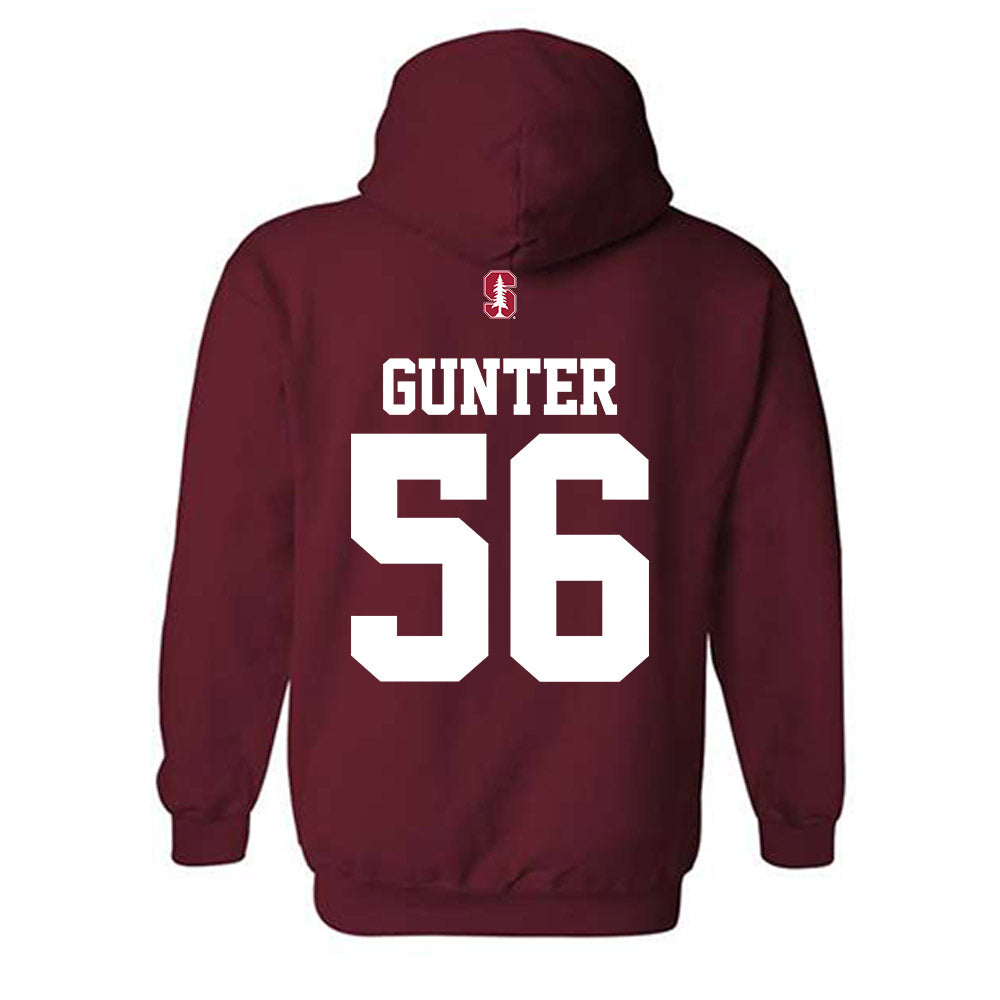Stanford - NCAA Football : Hayden Gunter - Classic Shersey Hooded Sweatshirt-1