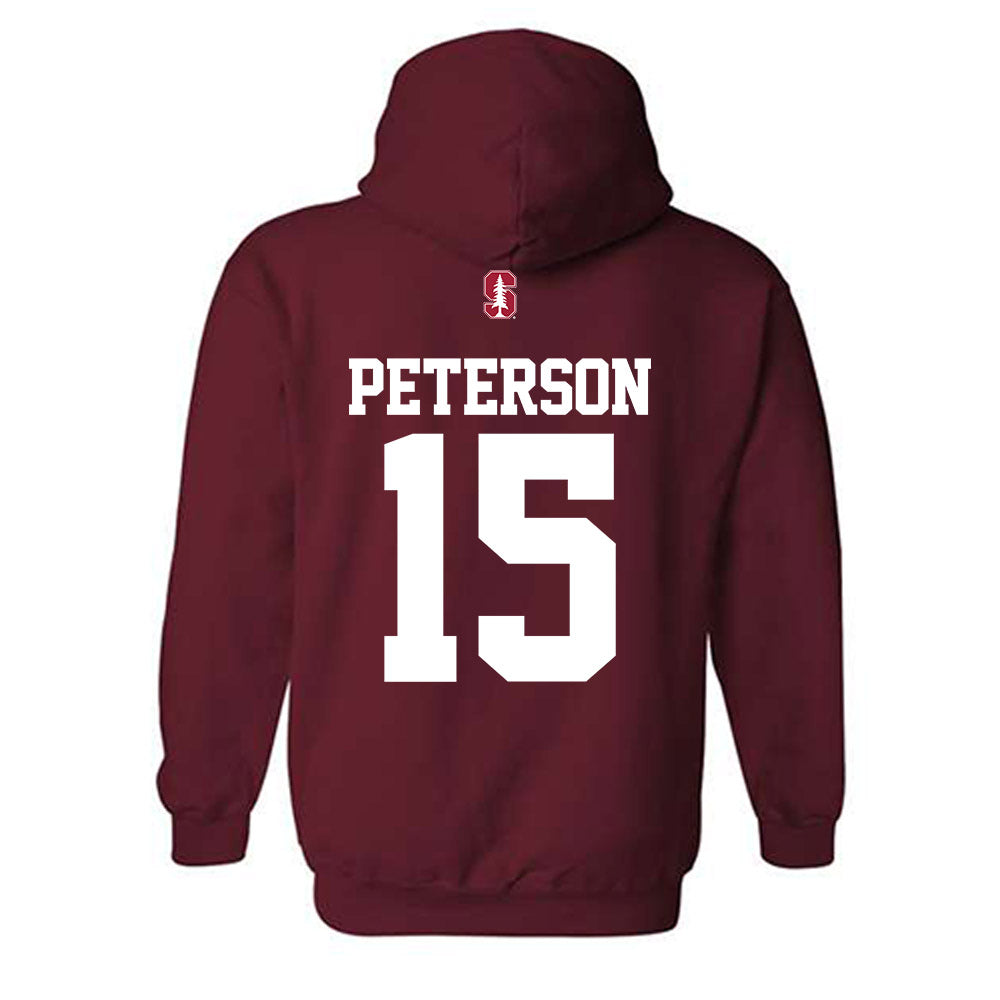 Stanford - NCAA Women's Basketball : Harper Peterson - Classic Shersey Hooded Sweatshirt-1