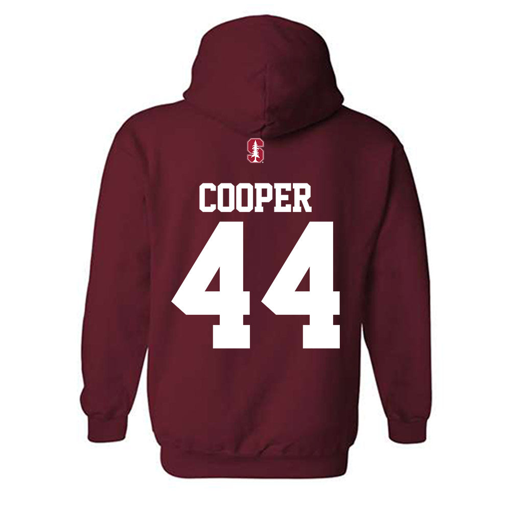 Stanford - NCAA Football : Ernest Cooper - Classic Shersey Hooded Sweatshirt-1