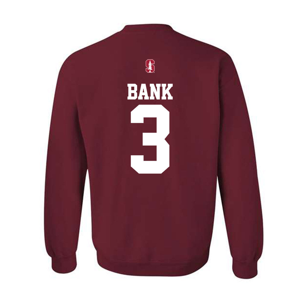 Stanford - NCAA Men's Soccer : Palmer Bank - Classic Shersey Crewneck Sweatshirt-1