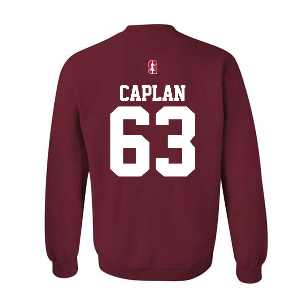Stanford - NCAA Football : Carson Caplan - Classic Shersey Crewneck Sweatshirt-1