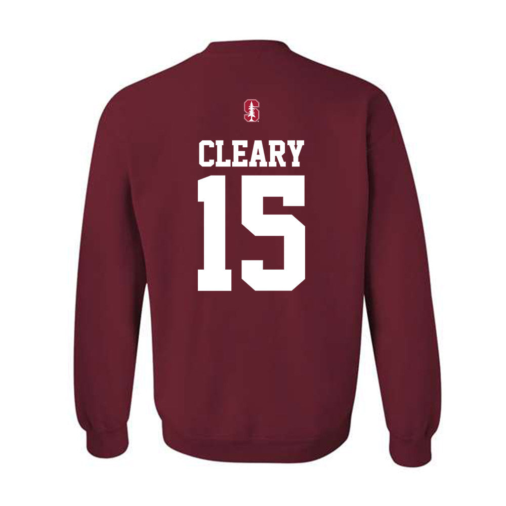 Stanford - NCAA Men's Soccer : Will Cleary - Classic Shersey Crewneck Sweatshirt-1