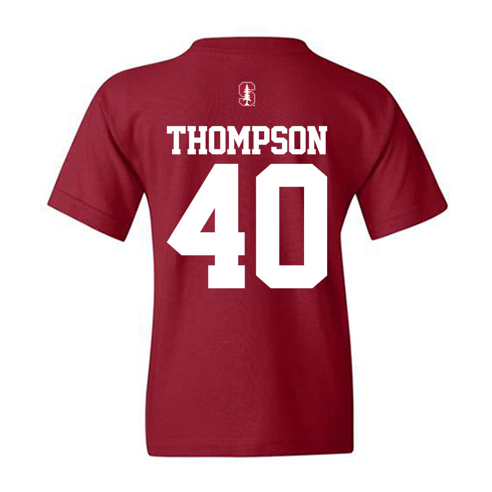 Stanford - NCAA Football : Jason Thompson - Classic Shersey Youth T-Shirt-1