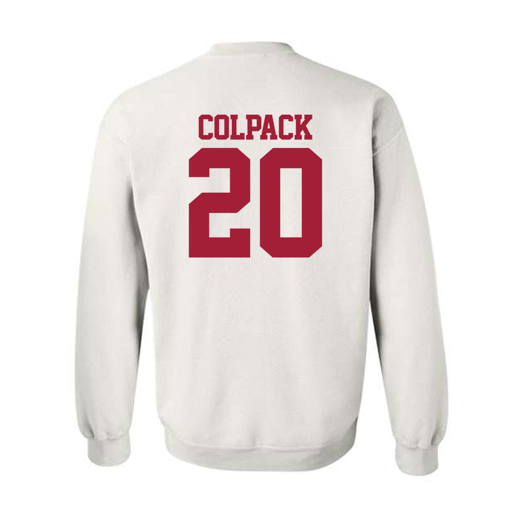 Stanford - NCAA Women's Lacrosse : Anna Colpack - Classic Shersey Crewneck Sweatshirt-1