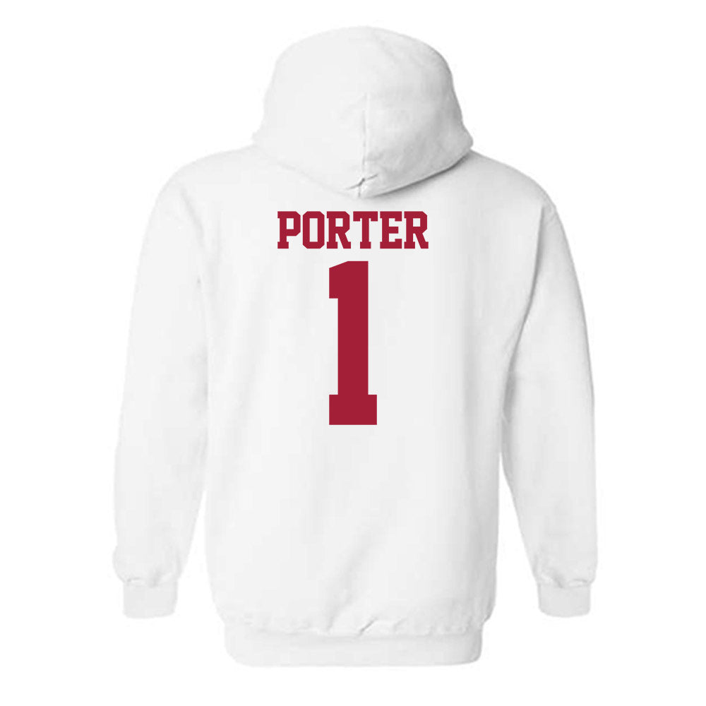 Stanford - NCAA Men's Volleyball : Evan Porter - Classic Shersey Hooded Sweatshirt-1