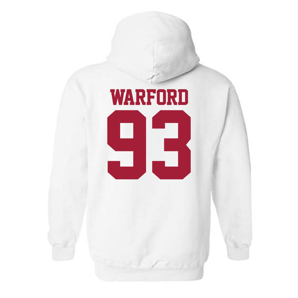Stanford - NCAA Football : Peyton Warford - Classic Shersey Hooded Sweatshirt-1