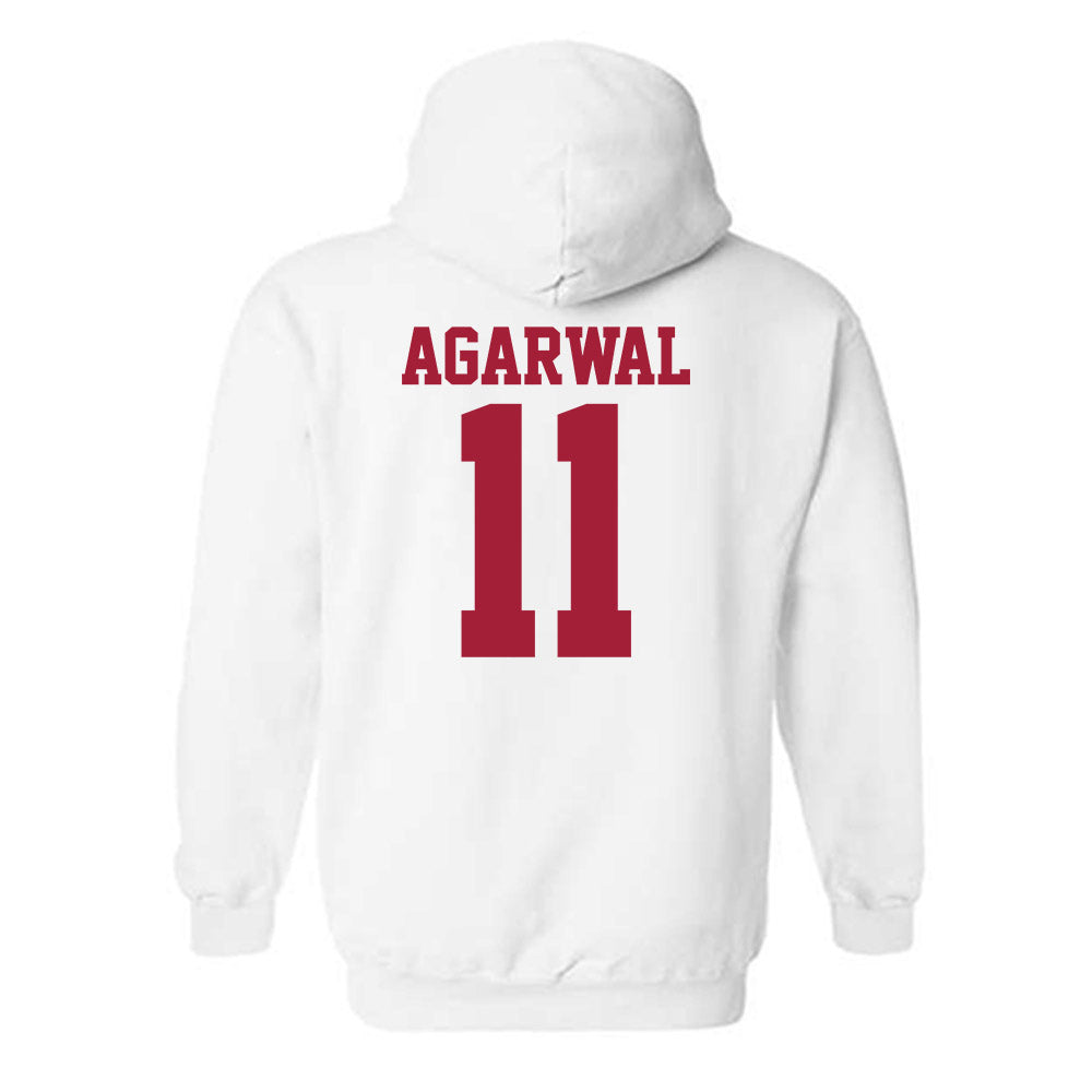 Stanford - NCAA Men's Basketball : Ryan Agarwal - Classic Shersey Hooded Sweatshirt-1