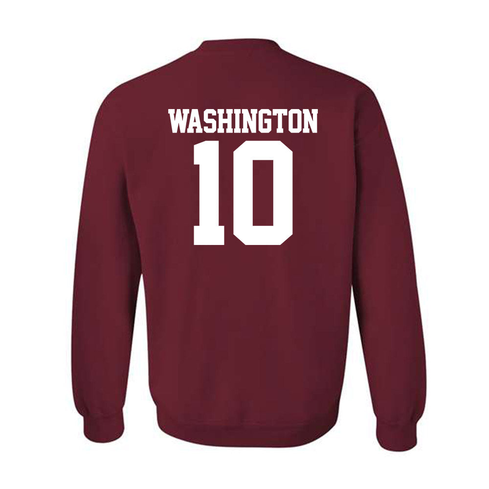 Stanford - NCAA Football : Jordan Washington - Classic Shersey Crewneck Sweatshirt-1