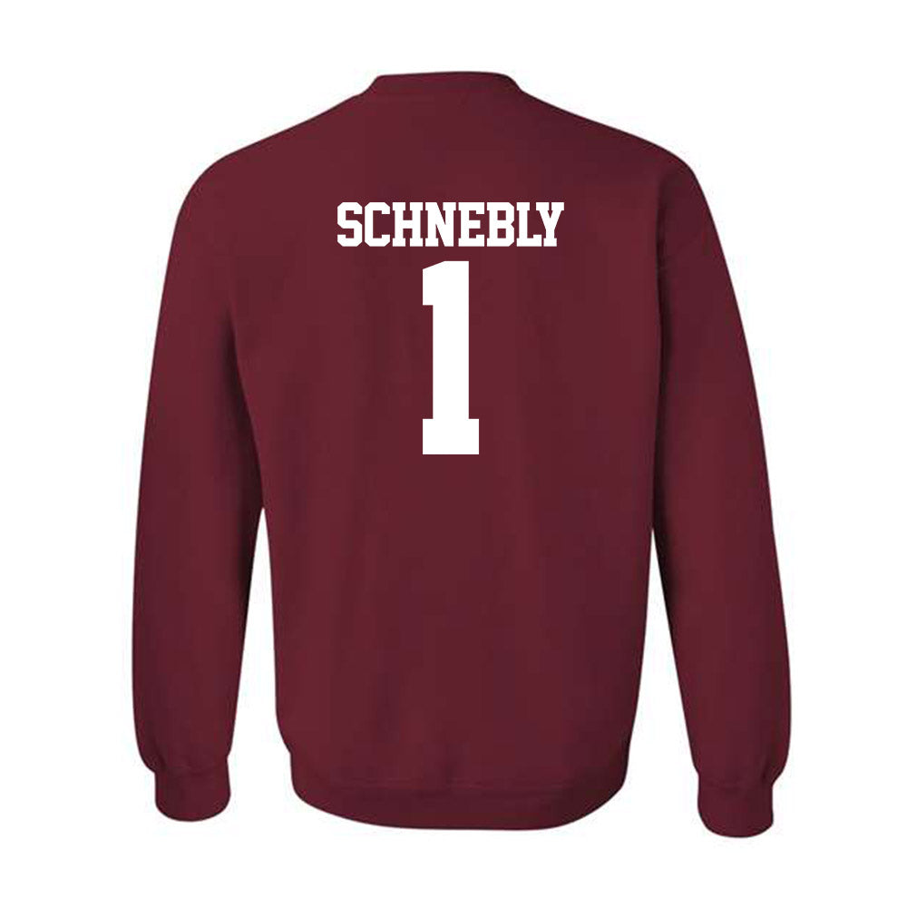 Stanford - NCAA Men's Soccer : Rowan Schnebly - Classic Shersey Crewneck Sweatshirt-1