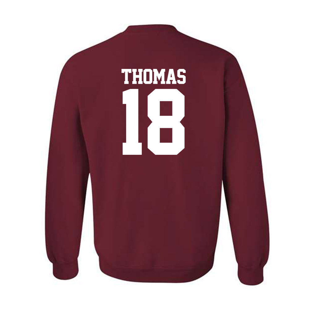 Stanford - NCAA Baseball : Kassius Thomas - Classic Shersey Crewneck Sweatshirt-1
