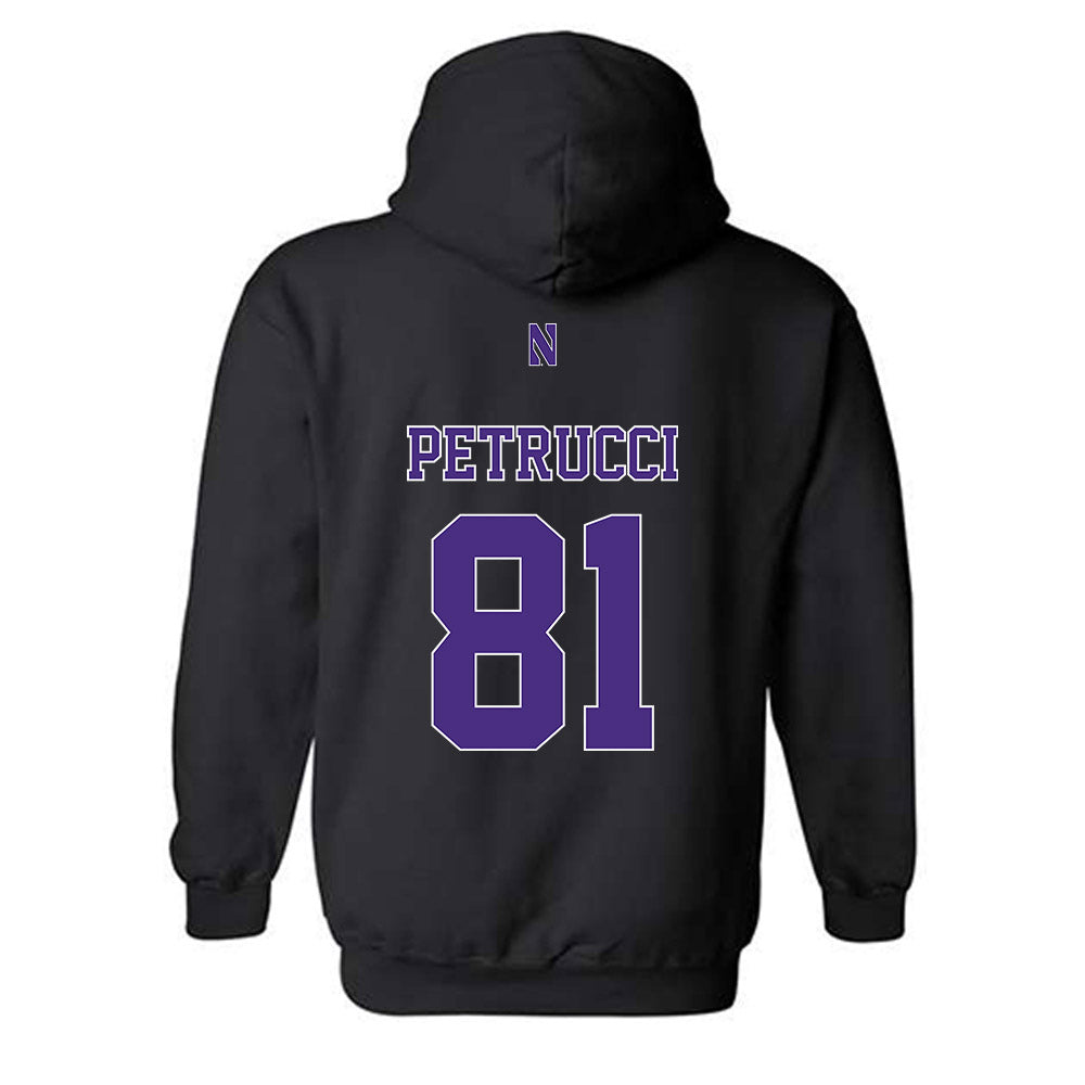 Northwestern - NCAA Football : Christopher Petrucci - Classic Shersey Hooded Sweatshirt