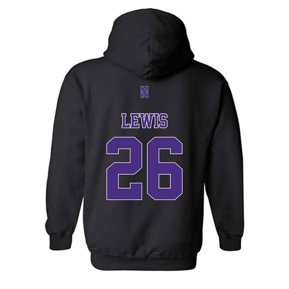Northwestern - NCAA Football : Jalen Lewis - Classic Shersey Hooded Sweatshirt