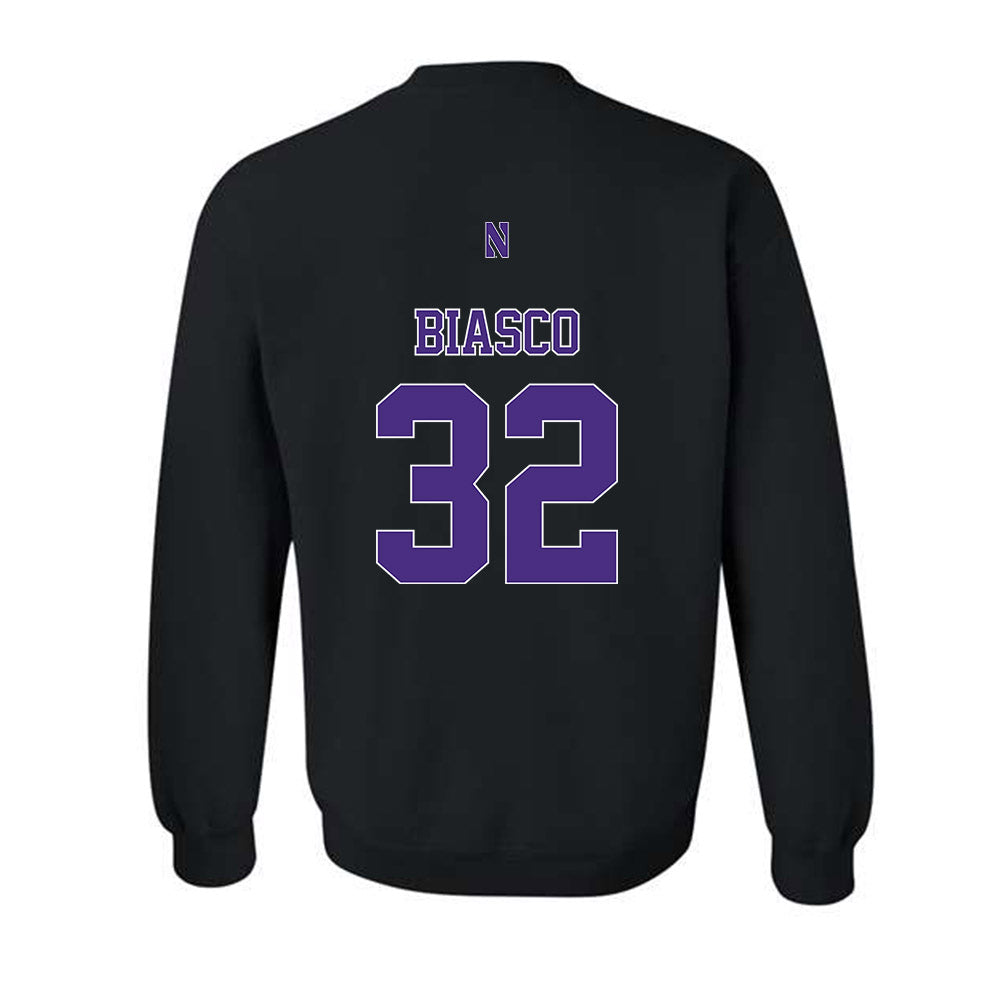 Northwestern - NCAA Women's Fencing : Anna Biasco - Classic Shersey Crewneck Sweatshirt