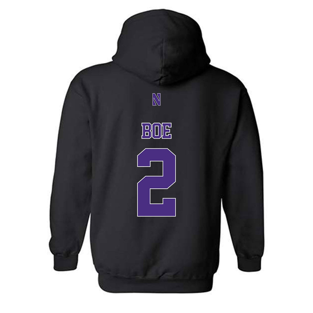 Northwestern - NCAA Football : Ryan Boe - Classic Shersey Hooded Sweatshirt