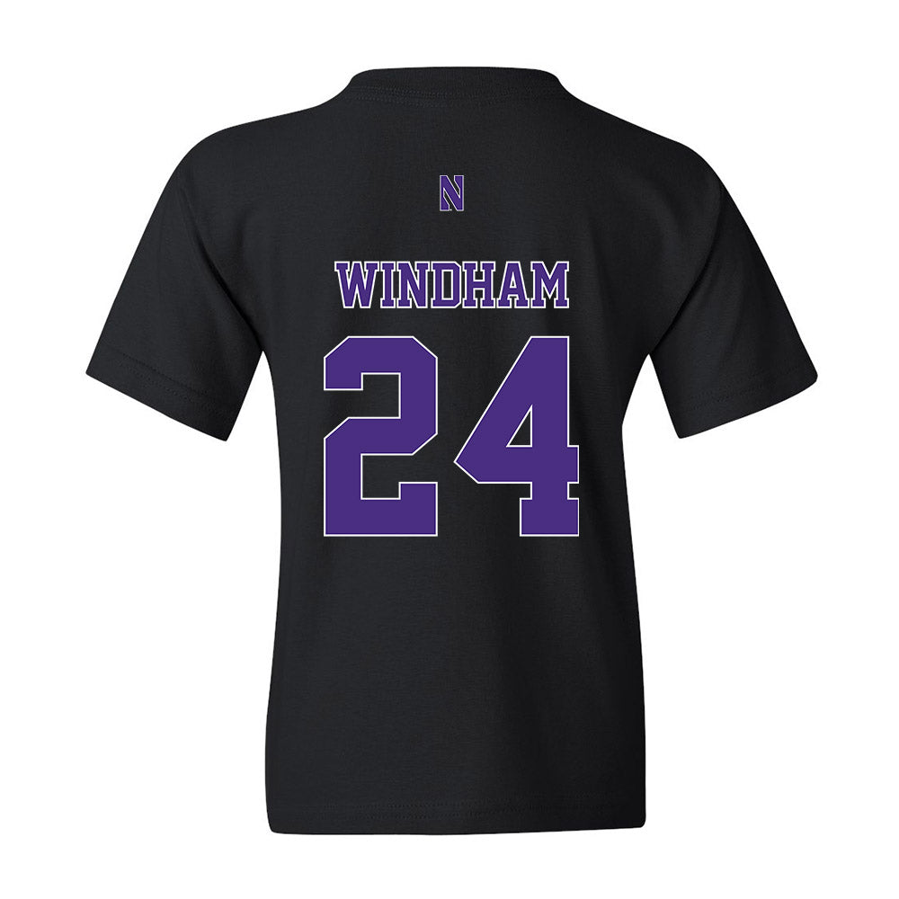 Northwestern - NCAA Men's Basketball : KJ Windham - Classic Shersey Youth T-Shirt