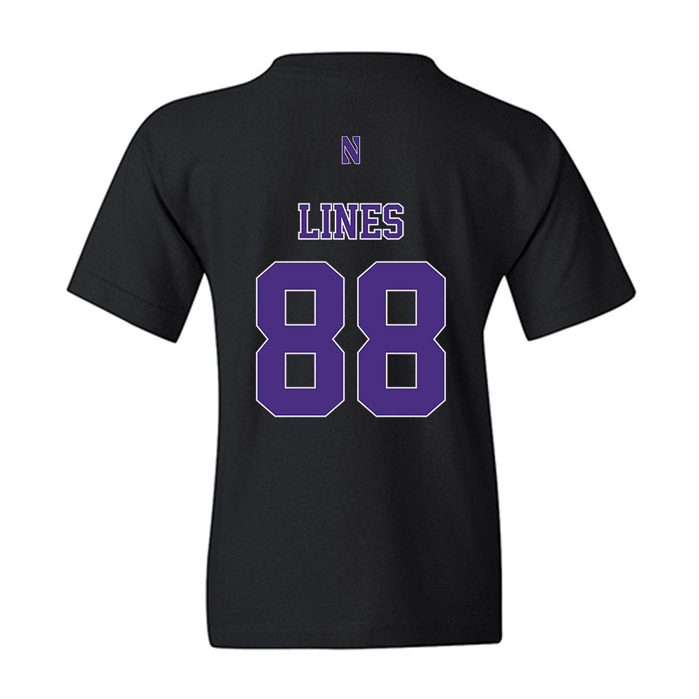 Northwestern - NCAA Football : Alex Lines - Classic Shersey Youth T-Shirt-1