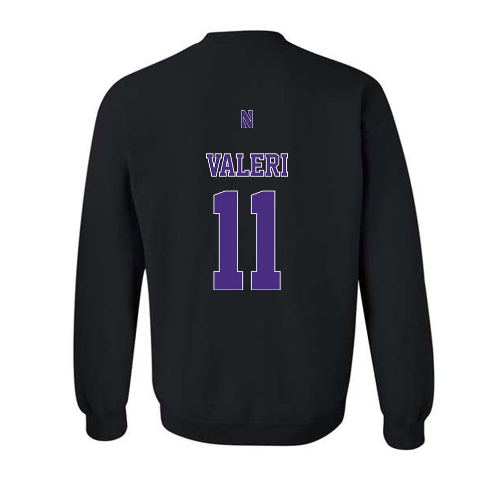 Northwestern - NCAA Football : Seth Valeri - Classic Shersey Crewneck Sweatshirt-1