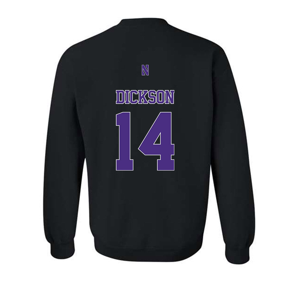 Northwestern - NCAA Baseball : Drew Dickson - Classic Shersey Crewneck Sweatshirt
