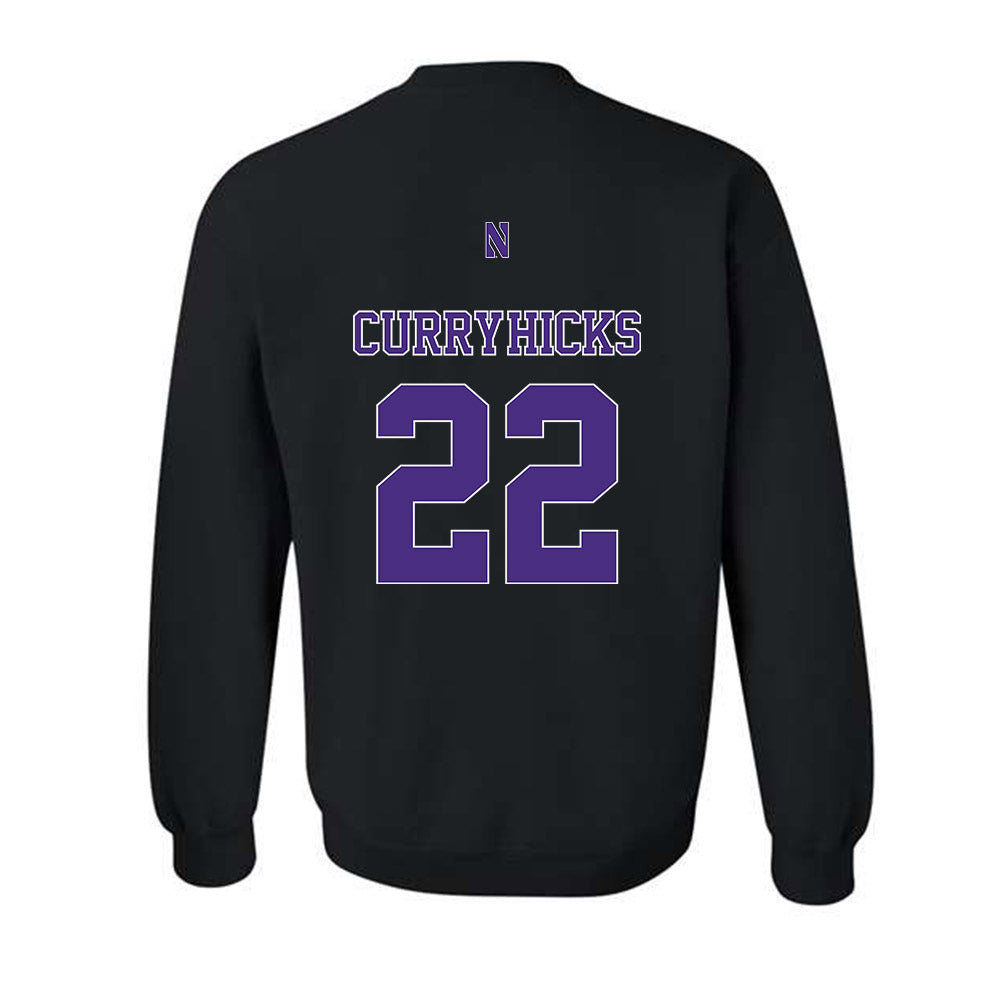 Northwestern - NCAA Football : Terrion Curry-Hicks - Classic Shersey Crewneck Sweatshirt