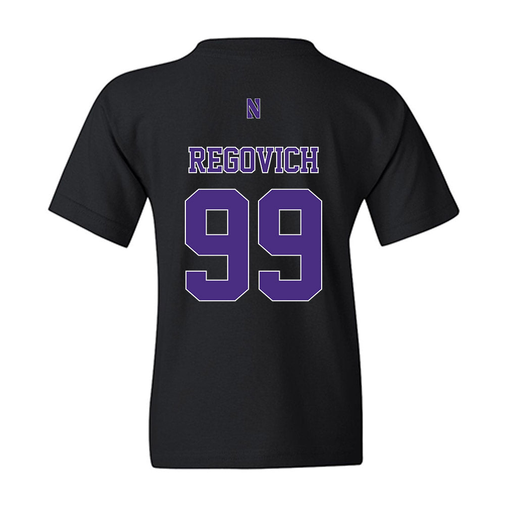 Northwestern - NCAA Football : Troy Regovich - Classic Shersey Youth T-Shirt-1