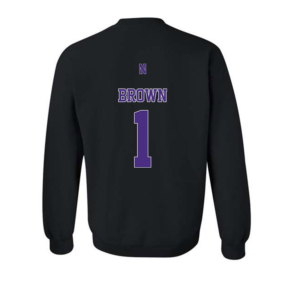 Northwestern - NCAA Women's Field Hockey : Lindsey Brown - Classic Shersey Crewneck Sweatshirt-1