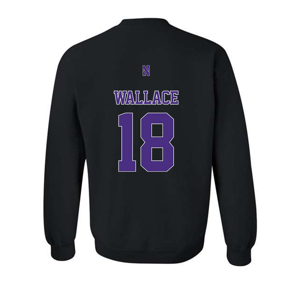 Northwestern - NCAA Football : Garner Wallace - Classic Shersey Crewneck Sweatshirt
